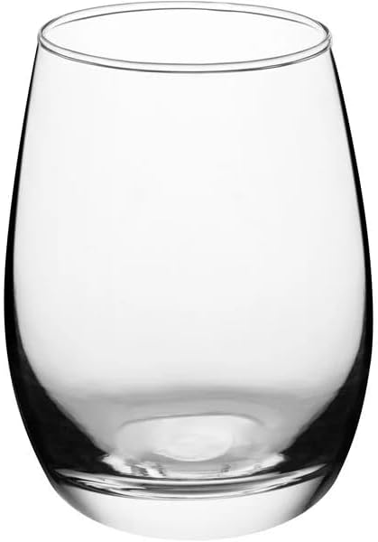 Happy Hour Supplies Set of 6 Stemless 6 oz Wine Taster Glass, Dessert Glass, Tasting Glass