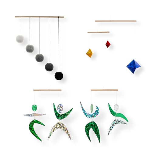 Mobile pour lit bébé Montessori lot de 3 pour une chambre sereine