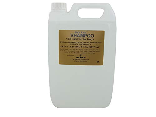 Stock Shampoo for Greys, Gold Label, Lightener for Greys, Horse Shampoo, 5 Litres
