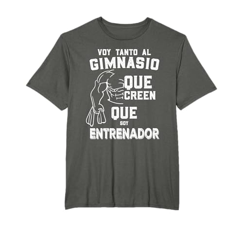 Ya en mundofriki.es: Voy Tanta Al Gimnasio Entrenador Gym FItness Hombre Regalo Camiseta