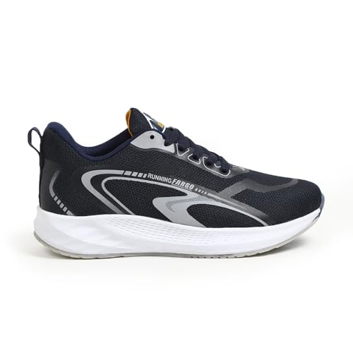 Image of FARGO Men's Spark Fylon Sole Memory Foam Patawa Running Sports Walking Shoes, Gym Shoes | Lightweight & Comfortable Lace-Up Shoes for Mens and Boys