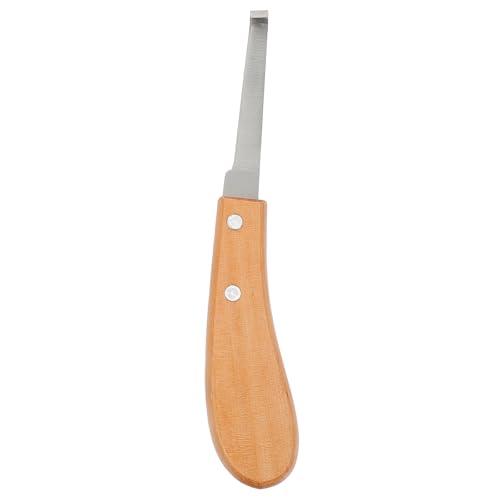 Veemoon Herramienta de Recorte de Pezuñas para Caballos con Mango Ergonómico Cuchilla de Acero Inoxidable Resistente y Segura para Reparación y Mantenimiento de Cascos Color Aleatorio