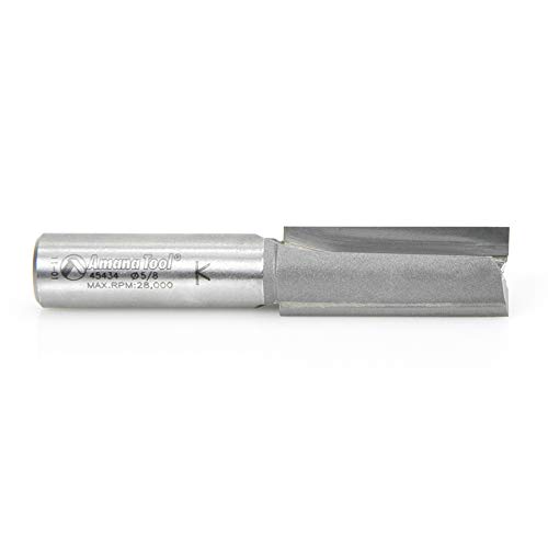 Image of Amana Tool - 45434 Carbide Tipped Straight Plunge 5 /8 Dia x 1-1 /2 x 1 /2 inch Shank
