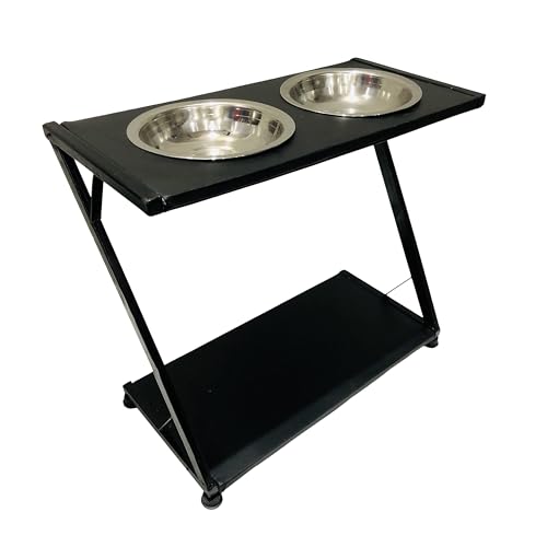 Image of Professional Manicure Salon Trolley with Wooden Top Tray and Lower Footrest | Dual Stainless Steel Bowls | Metal Frame | Durable Metal Frame, Easy to Move, Multipurpose for Salon Use