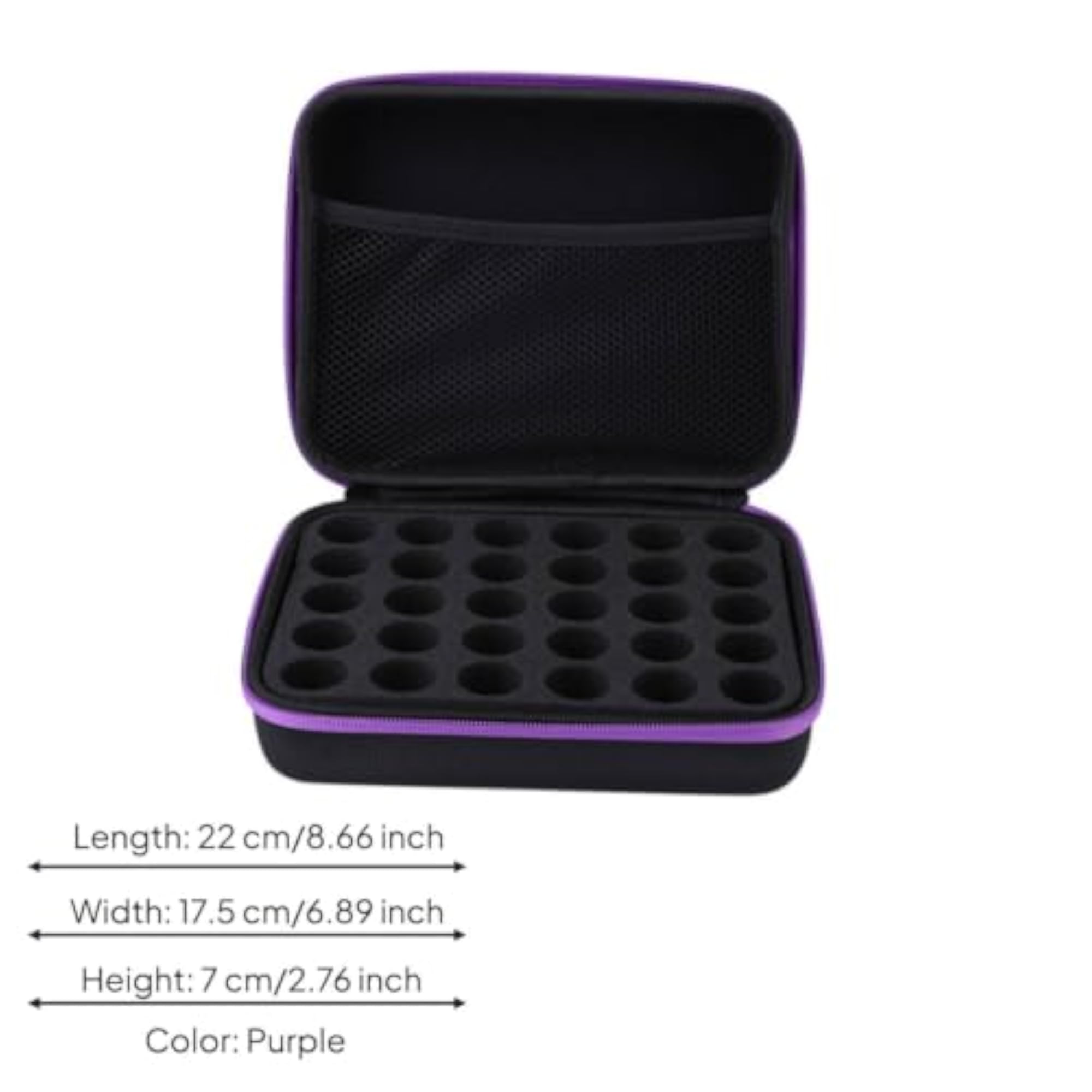 30 Bottle Oil Bag with Divided Slots, Large Capacity