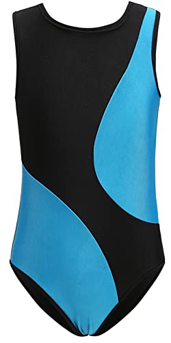 SEAUR Leotards Girls Gymnastics Embroidery Shiny Dance Clothes Ballet Tutu Sparkles Athletic Unitard Biketard One-Piece Dancewear XX-Large