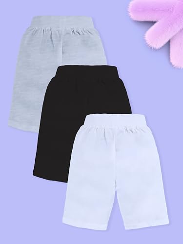 Image of KiddoPanti Girls Knee Length Cycling Shorts Pack of 2