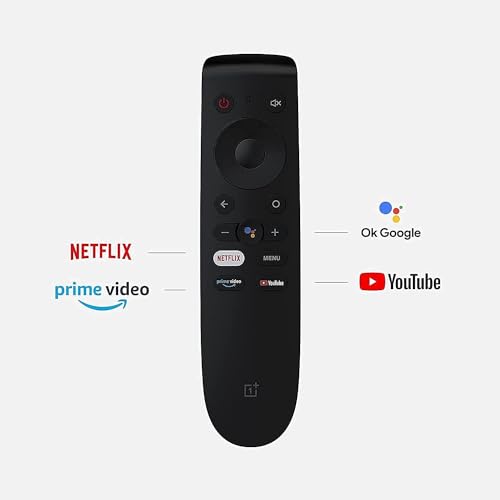 Image of ALERHA Infrared Remote Compatible with Oneplus Android TV Replacement of Original one Plus Smart tv Remote with Netflix YouTube and Prime Video Hot Keys Without Voice Command