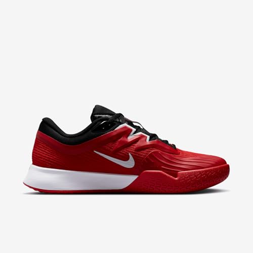 Nike Vapor Pro 3 Men's Hard Court Tennis Shoes (FZ2161-600, University Red/Black/White)3