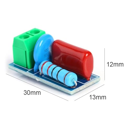 Placa amortiguadora RC de 5V-400V que soluciona las chispas en relés y protege tus circuitos 3