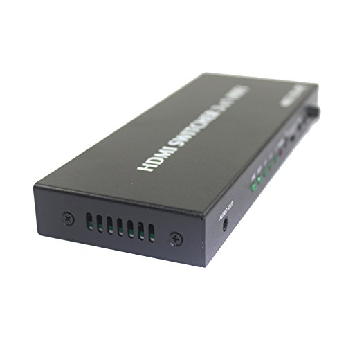 BSTUOKEY HDMI V1.4 Switcher HiFi 3 in 1 Out HDMI Audio Extractor Splitter with Audio Output Stereo Optical SPDIF RCA L/R Audio Out 4K 3D 1080P