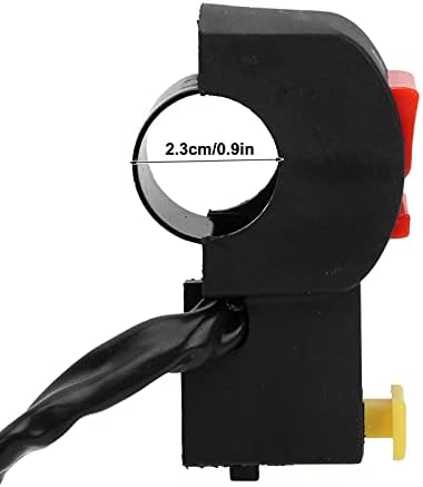 Aramox Motorcycle Switch Handlebar Mount, Handlebars Starter Switch On Off Push Button Switch Mount Fit for PIT Quad Dirt Bike/ATV Gokart Bike 50cc 110cc 125cc