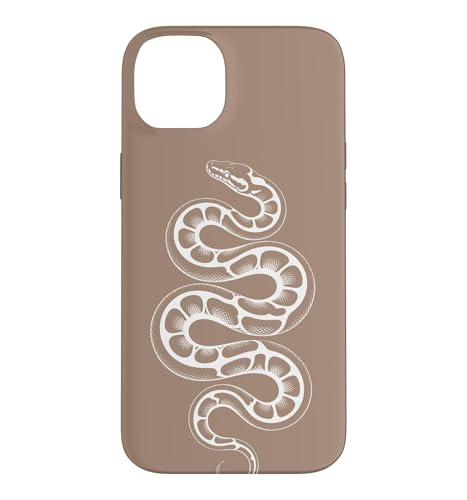 Ball Python Morph Lover �X�l�[�N�O���t�B�b�N �u���E�� �X�}�z�P�[�X iPhone 14 Plus �p