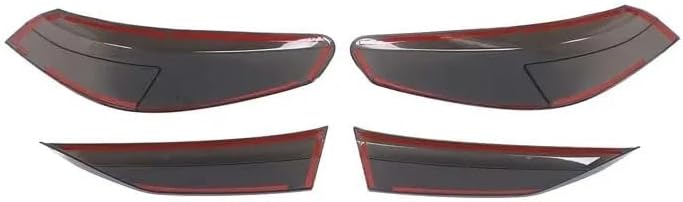 Vehicle Interior Decal ABS Black Car Tail Light Cover Brake Light Wide Indicator Protective Cover for BMW 2 Series F44 2020-2025