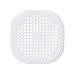Produktbild Abflusssieb Silikon mit Saugnapf Abfluss Haarsieb Waschbecken Sieb Drain Sieb Kanalfilter Wasser Stopper für Küche Badezimmer 14x14cm Weiß