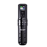 Mast Tattoo Fold2 Pro Wireless Tattoo Gun Rotary Pen Machine, Powerful Motor by Mcore, Smart Display, 7 Strokes Length for Pro Artists (Black)
