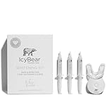 ICY Bear Teeth WHITENING KIT - Easy at-Home Use - Up to 10 Shades Whiter - Peroxide-Free High Concentration Pap Formula - LED Light - Vegan & Cruelty-Free