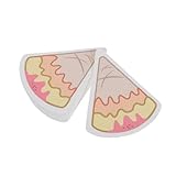 ADOCARN 10 Esponjas de Celulosa Comprimida para Lavavajillas de Cocina con Estampado de Helado, Reutilizables Y Absorbentes para Limpiar Utensilios de Cocina.