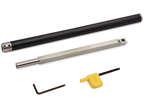 Carbide Tipped Lathe Chisel Wood Turning Tool Set Rougher Tools Bar With 14Mm Square Carbide Insert Cutter For Wood Hobbyist Or Diy Or Carpenter #TOP2
