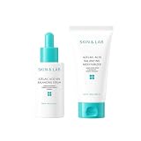 SKIN&LAB Azelaic Acid Skincare Bundle – Azelaic Acid 10% Balancing Serum (30ml) + Azelaic Acid Balancing Moisturizer (100ml) | Hydrating & Soothing Korean Skin Care Set for Sensitive, Acne-Prone Skin