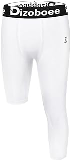 Pantalones de compresión de una pierna 3/4 para niños y jóvenes, leggings atléticos para deportes, mallas de baloncesto para niños, pantalones de fútbol y béisbol