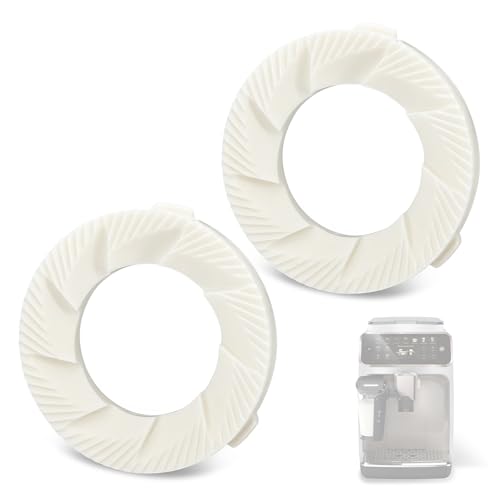 Discos de Molienda de Cerámica 48mm/28mm para Cafetera Automática, Repuesto Compatible con Philips Saeco Gaggia Serie EP, Muela de Alta Resistencia para Mejorar Sabor del Café y Rendimiento Molinillo