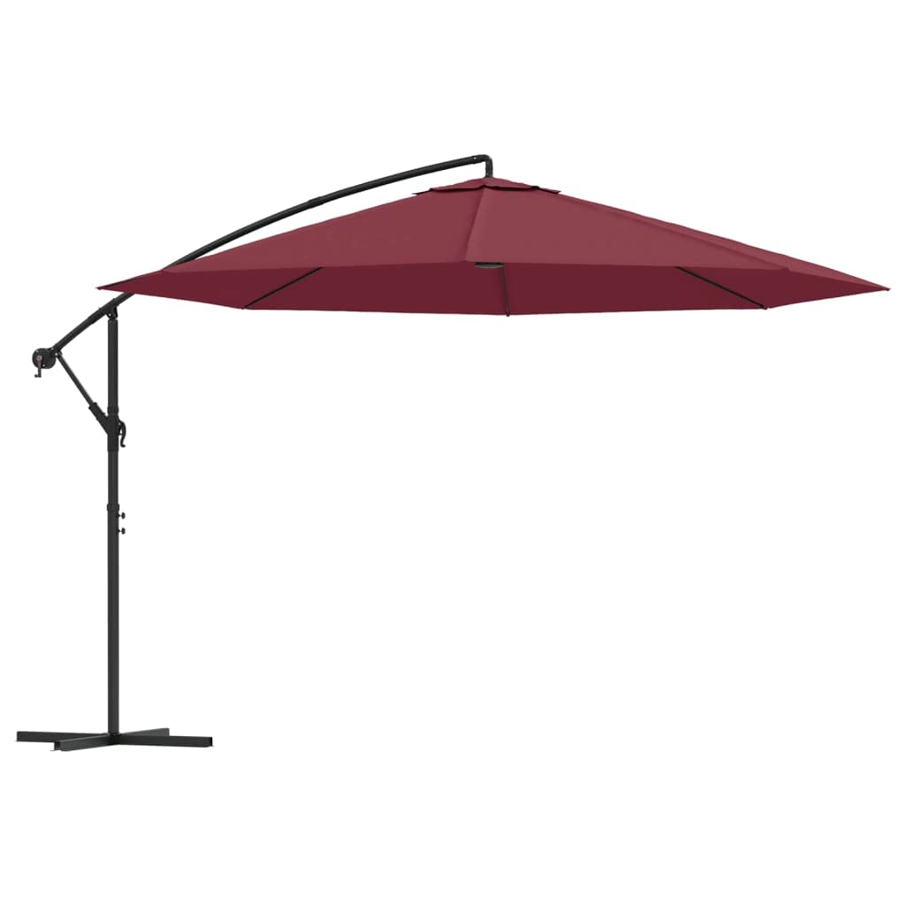 Parasol ogrodowy parasol przeciwsłoneczny do roślin, z wolnym ramieniem, 3,5 m, zielony