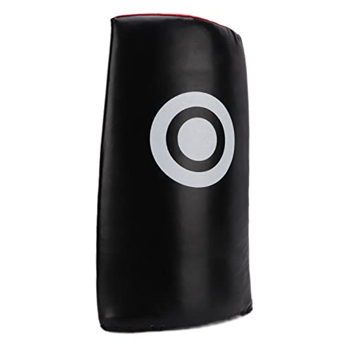 equlup Taekwondo Kick Pads, PU Leather Kicking Boxing Hands FreeKicking Pads Punching Bag Boxing Pad for Training(Black)