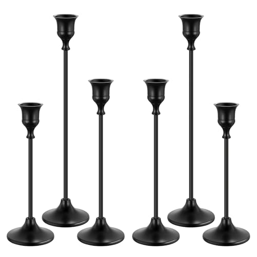 Black Candlestick Holders, Candle Holders for...