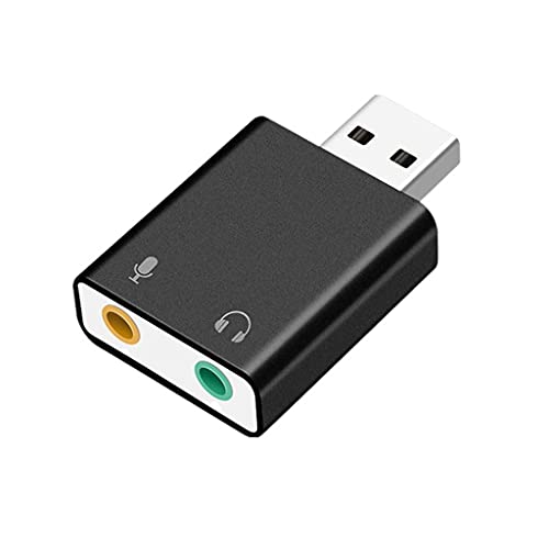 Tarjeta de sonido externa USB 2.0 de 7.1 canales para equipos analógicos y digitales de PC