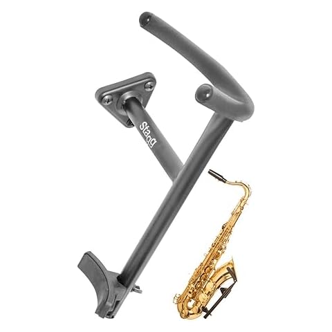 Stagg Wall-Mounted Tenor Saxophone Stand thumbnail