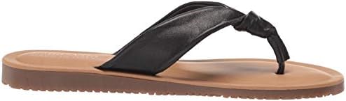 Bella Vita Made in Italy Women's Thong Sandal Flat, Black Italian Leather, 12 Wide | Image 5