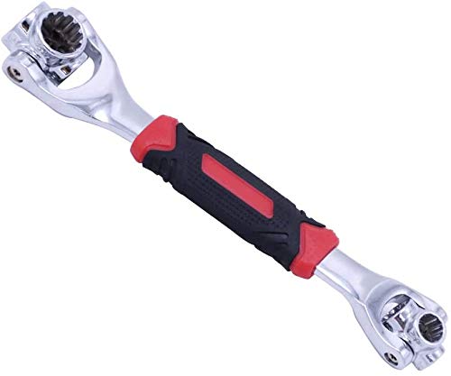 GOSWIFT 48 In 1 Universal Socket Wrench, Chrome Vanadium Steel, Multi-function Wrench Tool with 360 Degree Rotating Head Spanner Tool for Home and Car Repair by GOSWIFT - Used condition - US$14.28