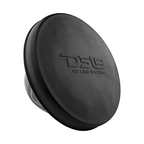 Image of DS18 Hydro CS-10 /BK 10 inch Silicone Marine Speaker Cover - Water, Dust and UV Rays Protection - Compatible with Tower Speakers - Great Durability - Special Edition (Pair)
