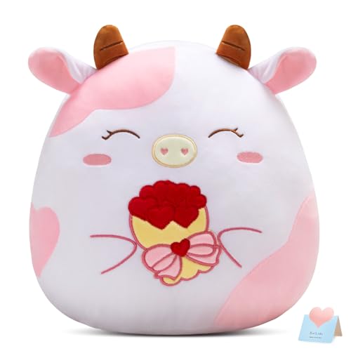 Image of Plush Pillow Stuffed Animals Toys Birthday Cute Soft Flower Gift Graduation