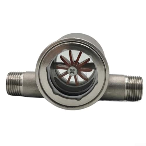 Indicateur de débit d'eau DN20 en inox 316L durable pour installations fluides - 6