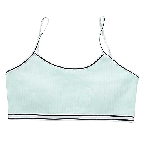 Training Bras for Girls-Sports Bra Fitness Comfort Flex Fit Seamless Padded Everyday Bra Bralette Crop Cami Tank Tops