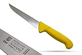 ✅ LANGLEBIGES MATERIAL: Unsere scharfen Küchenmesser Solingen sind aus rasiermesserscharfem original deutschem Edelstahl gefertigt, der zu Hause von jedem Messerschärfer problemlos geschärft werden kann.