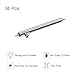 HARFINGTON 36pcs Quick Release Spring Bar 18mm Width 1.8mm Diameter Stainless Steel Watch Pins Replacement Band Strap Link Pins Watch Lugs for Watch Band Straps