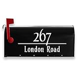Back40Life - Mailbox Numbers Street Address Vinyl Decal (E-004c)