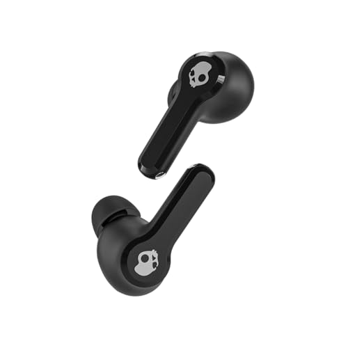 Image of Skullcandy Uproar Wireless Earbuds, 46Hr Battery + Rapid Charge, Quad Mic ENC, Multipoint Pairing, 10mm Drivers, Sweat & Water Resistant, Bluetooth v5.4 - Black Matte