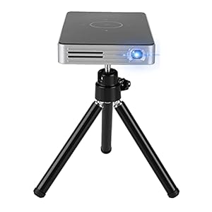 Beamer Mini DLP Videoprojector, 2.4G / 5G Wifi 2500 Lumen Draagbare Beamer Projector 16G Intelligente Home Theater Video Beamer ondersteunt 4K 1080P / HDMI/USB/TF-kaart/Bluetooth 4.1 (EU 110-240V)