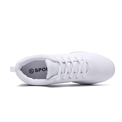 Zvc Cheer Shoes Girls White Cheerleading Shoes For Women Cheer Sneakers Youth Kids #TOP3