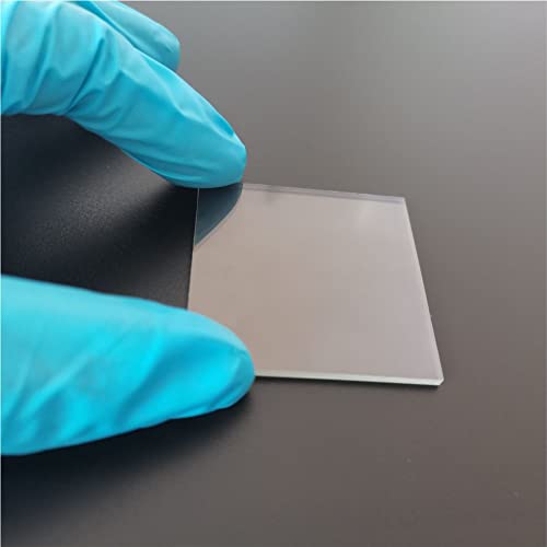 Image of FTO Coated Conductive Slides Glass 50x50mm 6~8 ohm /sq Cover Material Transparent Fluorine doped Tin Oxide SnO2 /F use for Lab R&D (9pcs /Package)