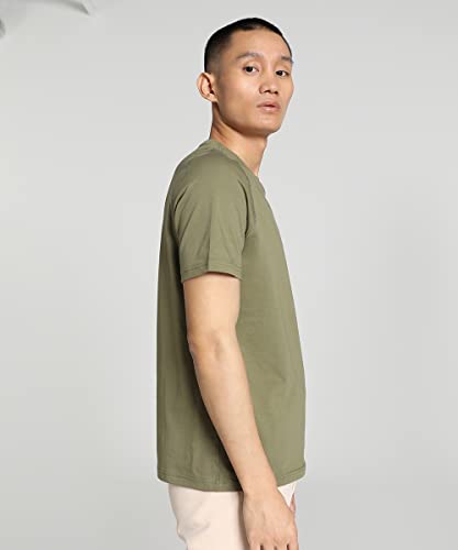 Image of Puma Men's Solid Regular Fit T-Shirt