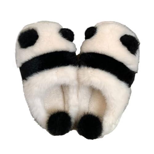 Cute Fluffy Frog Slippers - Kawaii Animal Slippers for Women - Fuzzy Pantuflas