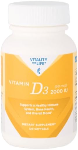Set de 2 Melaleuca Vitality Vitamina D3 240 Tabletas