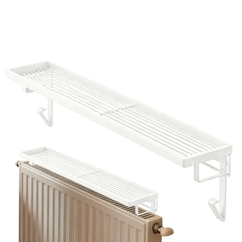 Estante Para Radiador Resistente Al Calor: Cubierta De Hierro De 19,69x4,72x2,76 Pulgadas, Estante De Almacenamiento Sin Taladros | Organizador De Cubierta Para Hotel, Dormitorio, Apartamento