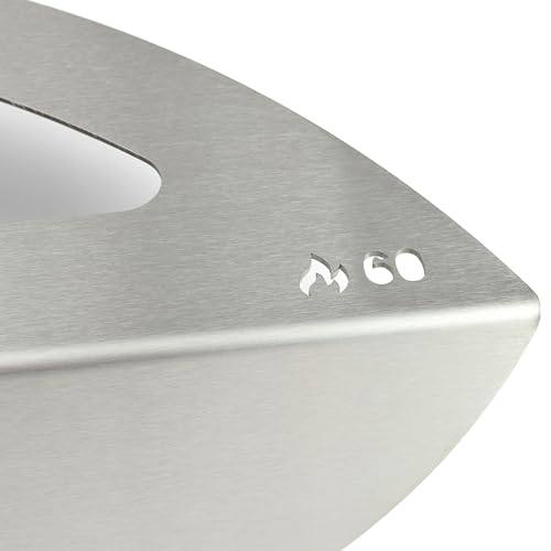 Grillrost.com Das Original Kugelsmoker für 60cm Rösle Kugelgrills - Mach einen Smoker aus deinem Kugelgrill - Edelstahl - 4