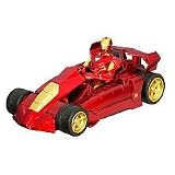 turbo iron silver trompo  Iron Man 2 Iron Racers - Turbo Racer